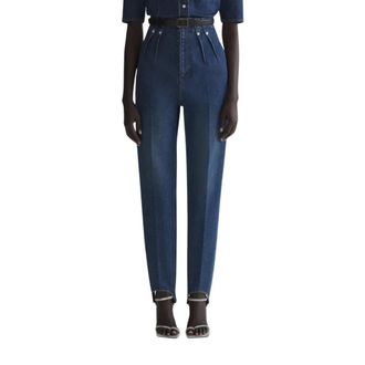 MUGLER Dames, Jeans, Blauw, Maat: W29 Katoen