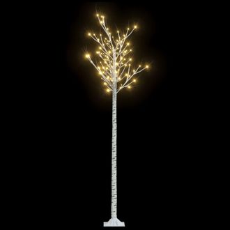 vidaXL &Aacute;rbol De Navidad Led Blanco C&aacute;lido Sauce Interior Exterior 2,2m Vidaxl
