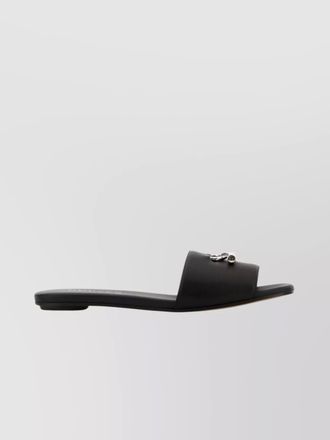 Alexander McQueen leather slides