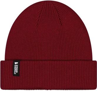 Mons Royale Chunky Logger Merino Beanie M&uuml;tze - Unisex | rot