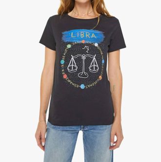 Unfortunate Portrait Libra Womens T-Shirt In Black