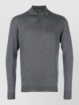 Drumohr merino wool polo sweater
