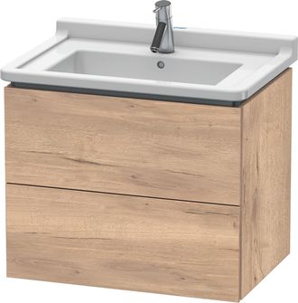 Duravit Duravit L-cube Mueble Bajo Lavabo Suspendido, 2 Cajones