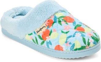 Dearfoams Libby Quilted Terry Clog Slipper in Blue Wash at Nordstrom, Size X-Large