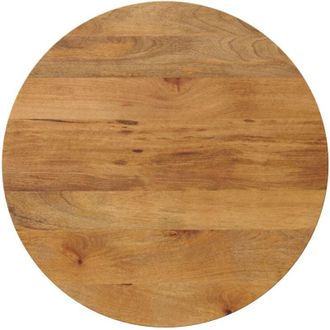 vidaXL Vidaxl - Tablero De Mesa Redondo Madera Maciza De Mango &Oslash; 70x3,8 Cm