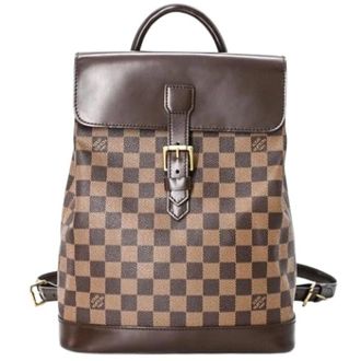 Louis Vuitton Pre-owned Vintage Canvas Rugzak - Dames - Vintage Rugzakken - Bruin - ONE Size - Vintage