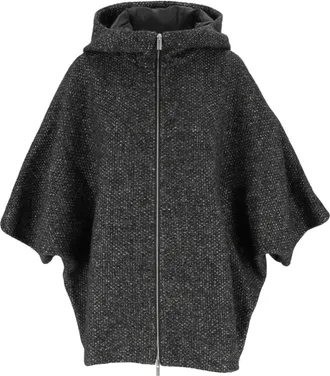 PESERICO Chaqueta de alpaca y lurex - Jackets - Mujer - Gris - L