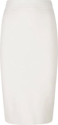 Tom Ford Gonna Tubolare a Tubo al Ginocchio con Dettagli Modellanti - - Skirts - Donna - Bianco - S