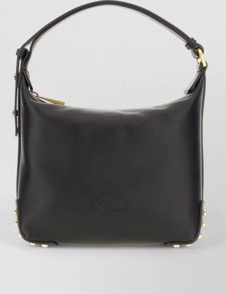 Tod's shoulder bag gold tone hardware top handle