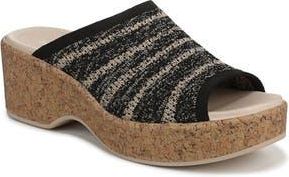 Life Stride Very Ready Platform Sandal in Black /Sand Castle at Nordstrom Rack, Size 6.5