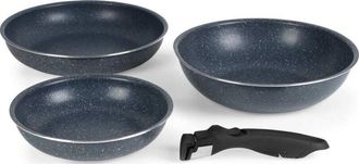 Russell Hobbs Juego De Fre&iacute;r Russell Hobbs Rh03296 Nightfall Stone De 4 Piezas Con Pinzas Inteligentes