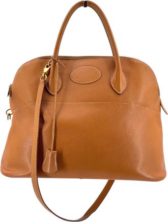 Herm&egrave;s Hermes Vintage leren handtas Bolide