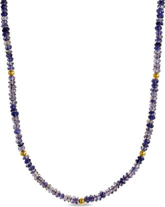 Jewelmak 14K Iolite Necklace