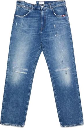 Amish James Straight Jeans - Heren - Regular Fit Jeans - Blauw - W34 - Katoen - Jeans