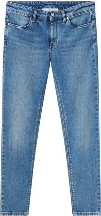 Stella McCartney Jeans skinny con applicazione logo - Blu