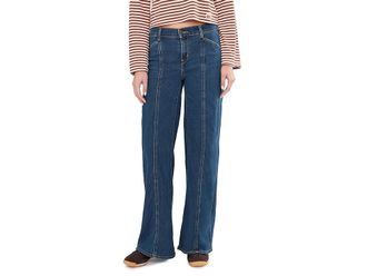 Levi's 318 Seamed Wide Leg Womens Clothing Is It Denim : 24 32, Polyester/Elastane/Denim