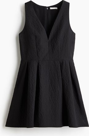 H&M Ausgestelltes Kleid - Schwarz