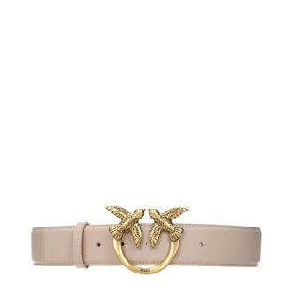 Pinko Pinko Damens G&uuml;rtel Leder Beige