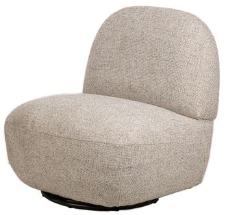 Nordlys Swivel Scandinavian Design Armchair in Grey