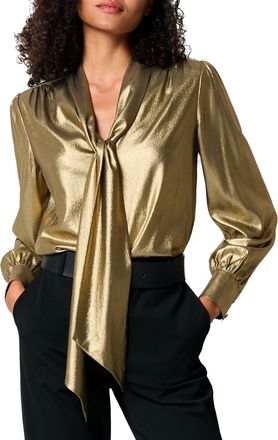 LilySilk Bow Tie Silk Blouse