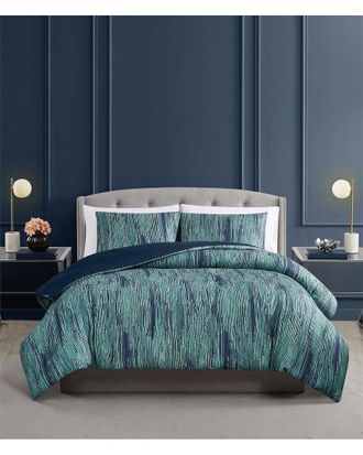 Vince Camuto Linework Stripe Comforter Set