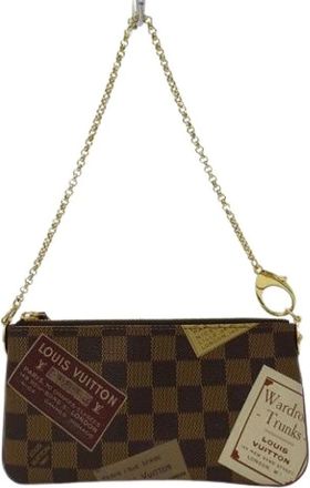Louis Vuitton Pre-owned Clutches, female, Brown, Size: ONE SIZE Pre-owned Pochette Milla MM