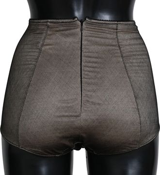 Dolce & Gabbana Bottoms Underwear Beige With Black Womens Net