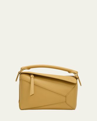 Loewe x Paulas Ibiza Puzzle Edge Mini Top-Handle Bag in Leather
