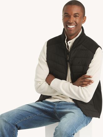 Nautica Mens Mixed Media Vest