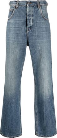 Haikure straight-leg cotton jeans - men - Cotton - 30 - Blue
