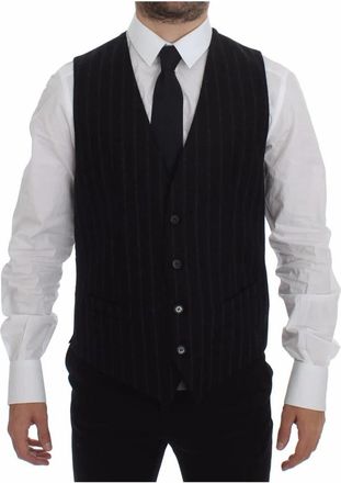 Dolce & Gabbana Suit Vests - Heren - Gillet - Zwart - M - Kostuums