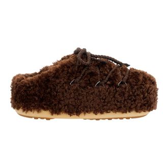 Moon Boot Moon Boot, Slippers, female, Brown, Size: 5 US EVX Curly Mule Slip-On