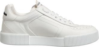 Dolce & Gabbana MIAMI Calf Low Top Men Sneakers Mens White