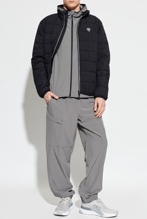 Emporio Armani Quilted Jacket From The Sustainability Collection, Mens, Black