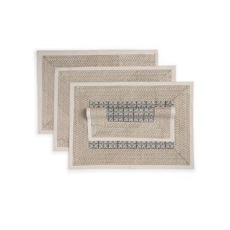 Sustainable Threads Whisperwood Placemats - Set of 4 in Hazelnut at Nordstrom