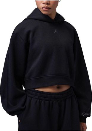 Nike Jordan (WMNS) Jordan Brooklyn Fleece Cropped Hoodie Black IV7421-010