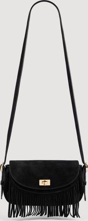 Sandro Mini Mambo suede bag