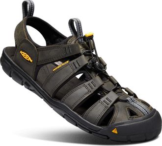 Keen Mens Clearwater CNX Lightweight Water Sandals, Magnet/Black, 10.5