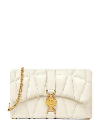 Versace Kleine Kleio tas van nappa leer - Beige