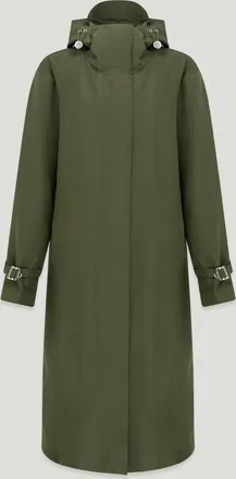 Belstaff Belstaff Navis Parka Womens Tri Tech Shell Faded Olive Size XS