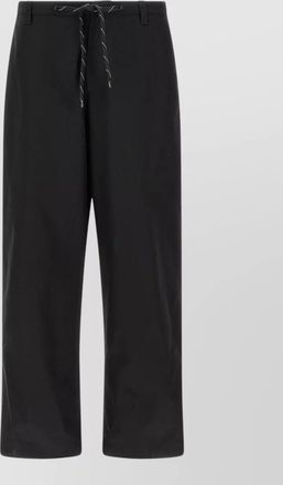 Balenciaga chino trousers belt loops button detail