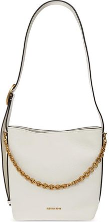 Michael Kors Nolita Schoudertas - Dames - Tassen - Beige - Maat: ONE Size Leer