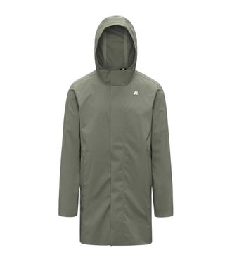 K-Way Green Hood Parka Jacket