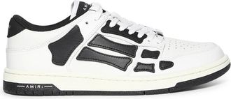 Amiri Schoenen, Heren, Wit, 44 EU, Leer, Skel Top Low Leather Sneakers