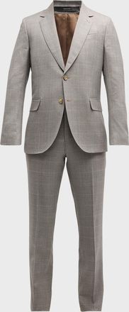 Paul Smith Men & apos;s Tailored Fit Wool Check Two-Button Suit