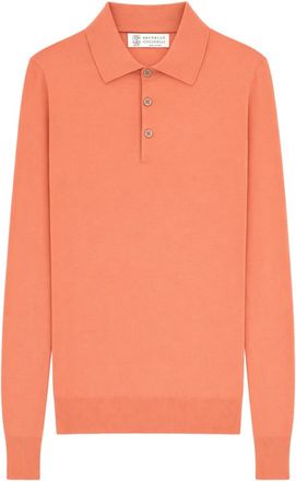 Brunello Cucinelli Coral Shirt Collar Polo