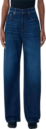 Sportmax Five-Pocket Jeans - Dames - Regular Fit Jeans - Blauw - W28 - Jeans
