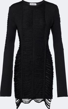 The Attico Fringed minidress