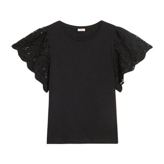 Oltre Mujer, Camisetas, Negro, Talla: S