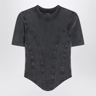 Balenciaga Washed Corset-Style T-Shirt